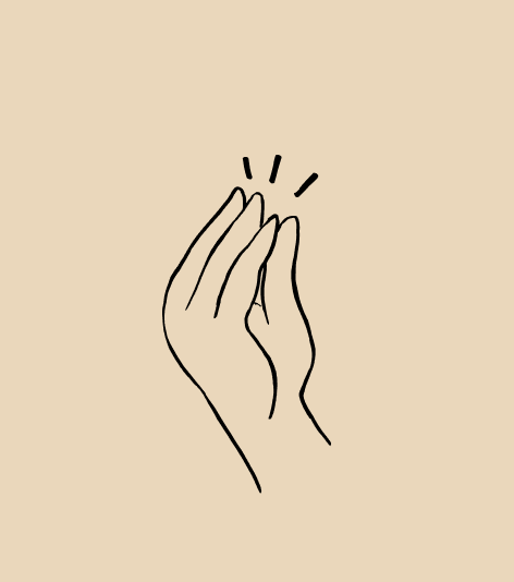 pinched fingers illustration