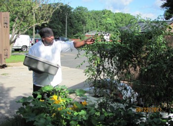 Saint Joseph College Harvests First Garden Bounty