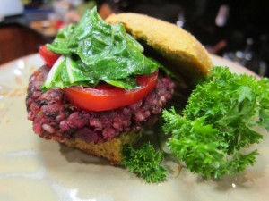 Recipe: Black Bean and Beet Burgers