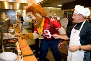 Brocade, the 49ers, and Bon Appétit Kick Off Fundraising for Second Harvest