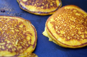 Buckwheat Pancakes with Oranges and Honey