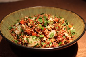 Quinoa and Water Chestnut Salad