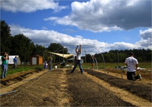 Duke Farm Celebrates First Birthday With a Hoop House