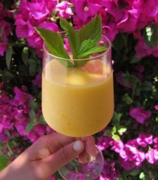 Recipe: Peach Lassi Freeze