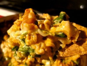 Recipe: Sweet Potato and Greens Macaroni and Cheese
