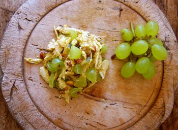 Recipe: Curried Chicken, Grape, and Almond Salad