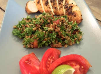 Recipe: Smoked Tempeh and Spelt Berry Tabouleh