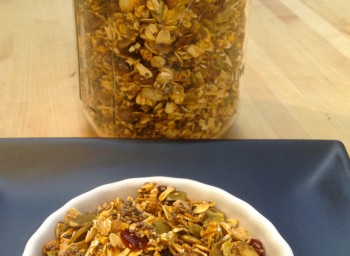 Recipe: No-Sugar-Added Pumpkin and Chia Seed Granola with Nuts