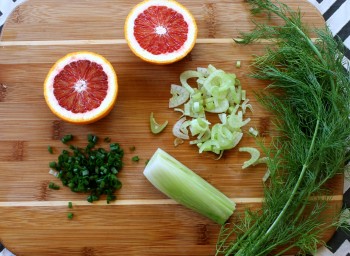 Recipe: Fennel, Chicken, and Blood Orange Bulgur Salad