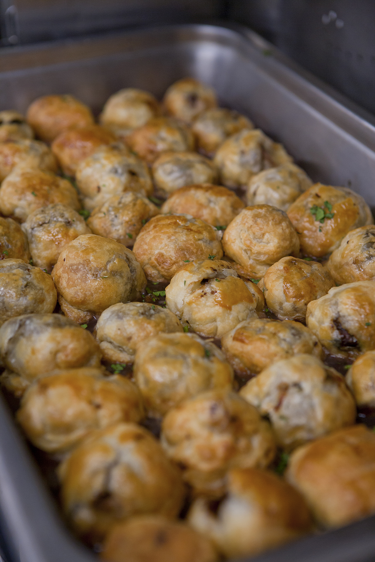 House-made miniature beef Wellingtons