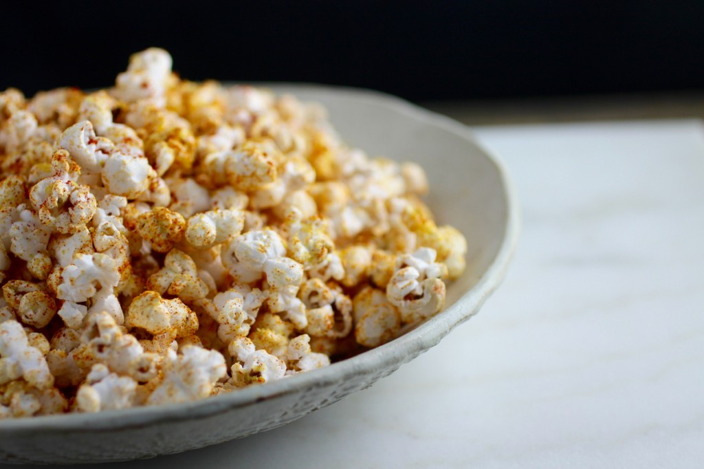 Recipe HomePopped Popcorn with Smoked Paprika and Nutritional Yeast