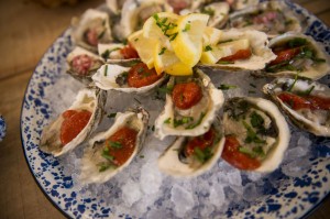 Oysters from Two Oceans True Foods were just one of ten locally inspired delicacies for the farm to table experience.