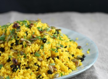 Recipe: Turmeric-Spiced Cauliflower Couscous