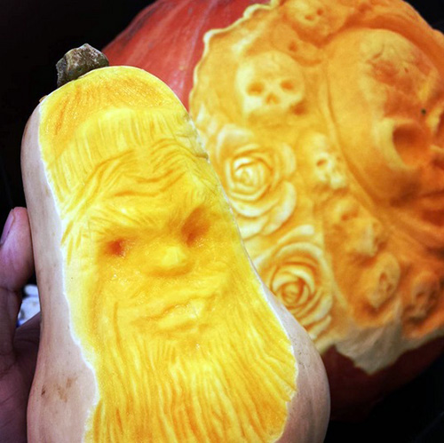 carved squash