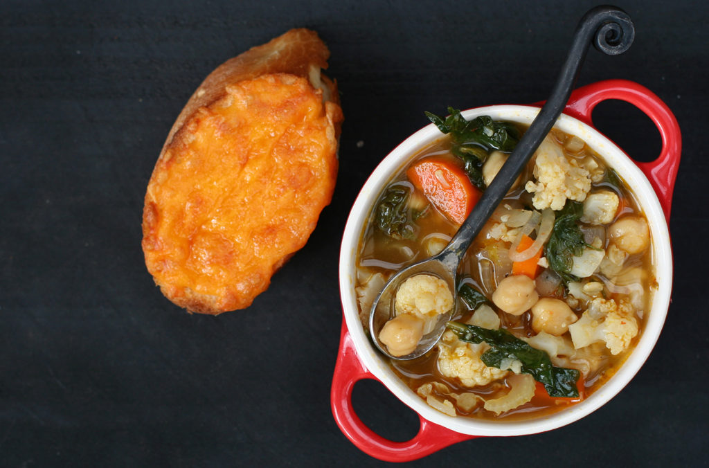 Recipe Garbanzo Cauliflower Soup