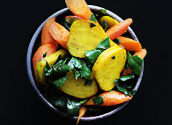 Recipe: Golden Beets with Carrots and Beet Greens