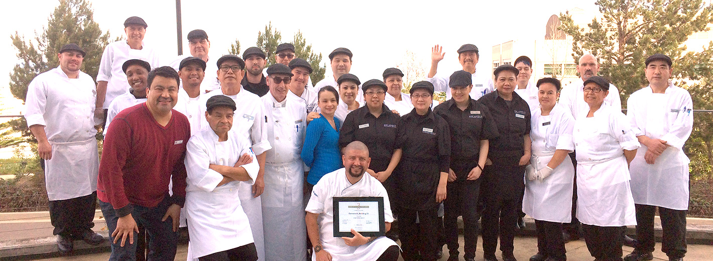 Group shot of Bon Appétit employees