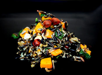 Recipe: Wild Rice with Butternut Squash, Spinach, and Toasted Hazelnuts