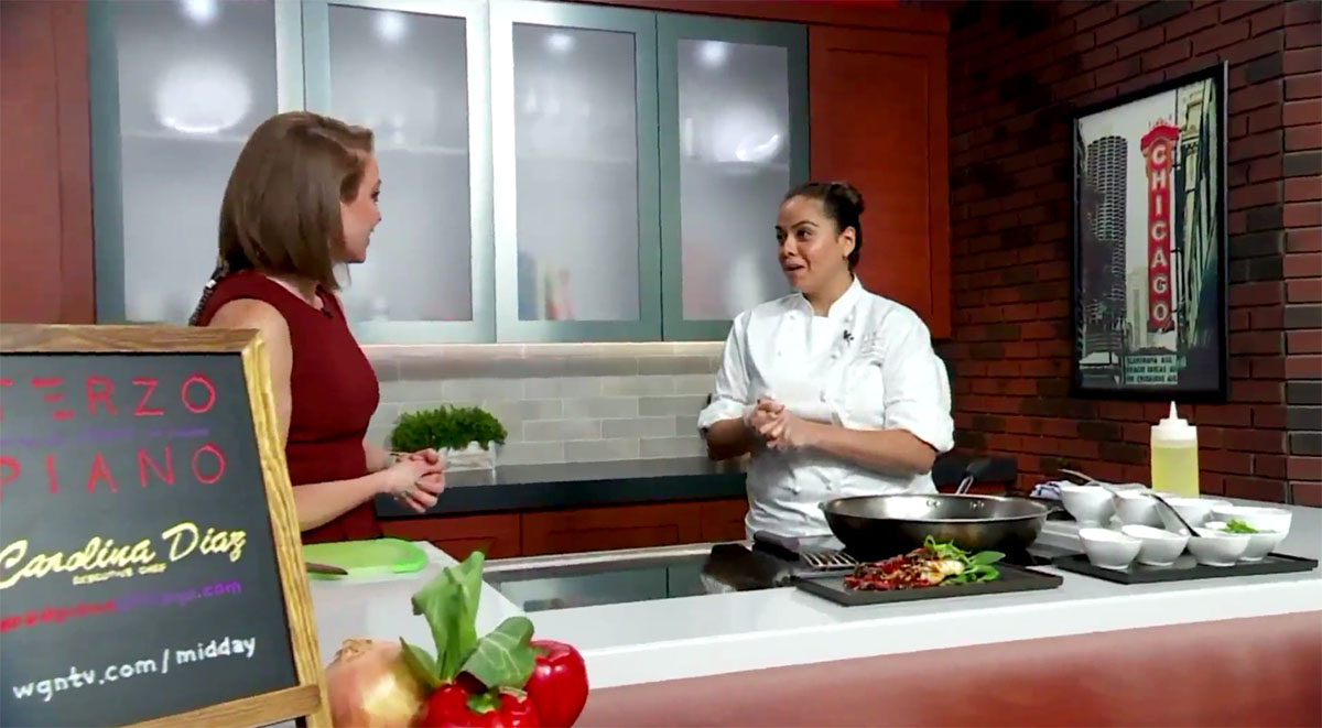 VIDEO: Chef di Cucina Carolina Diaz Demos Braised Hake with Black Bean Sauce