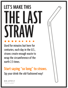 Last Straw signage