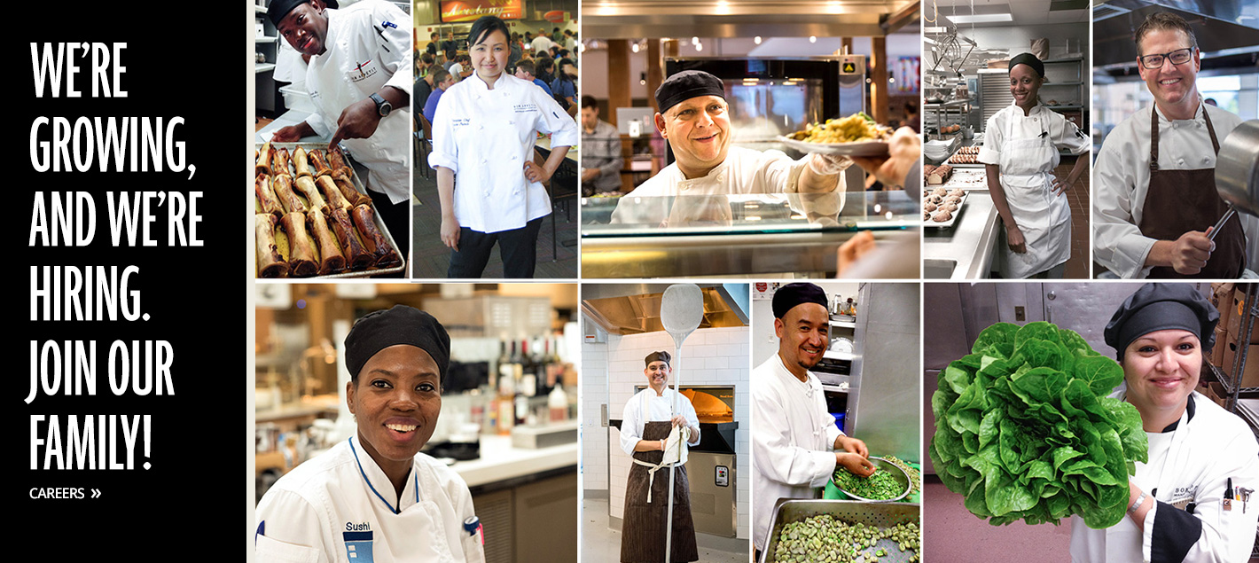 Images of Bon Appétit workers