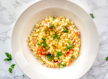 Recipe: Spanish-Style Cauliflower Rice