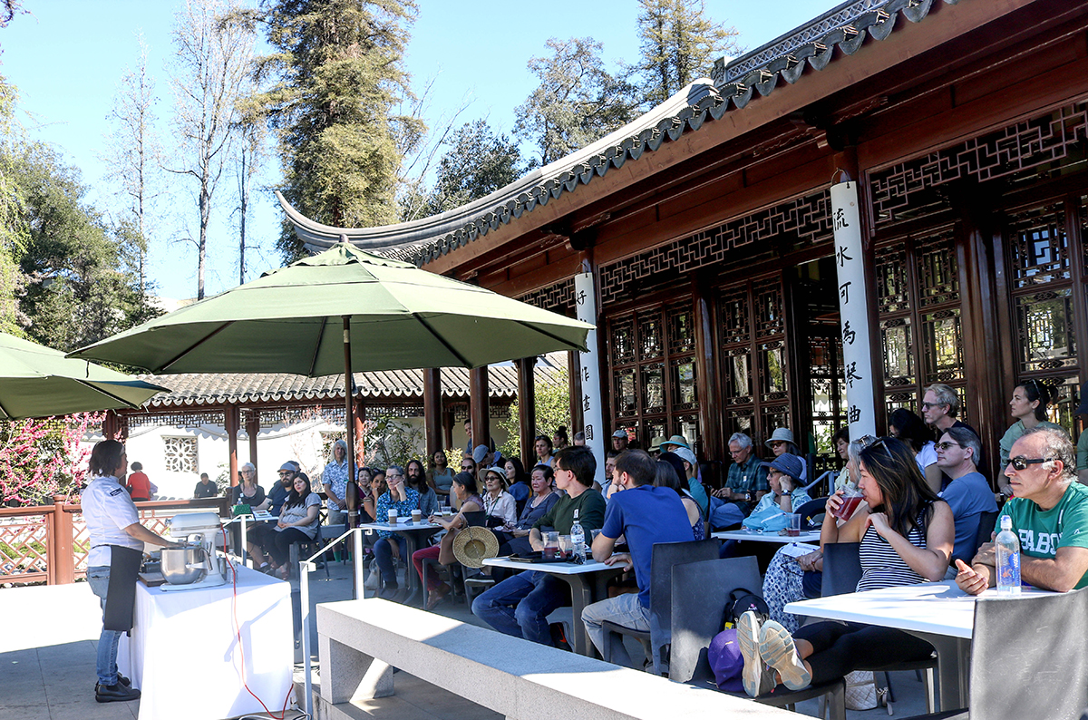 Chef-Partner Kajsa Alger discusses fermentation at The Huntington’s Chinese Garden 