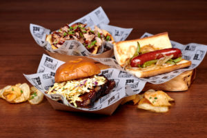 Menu items from Chase Center's Big Nate's BBQ