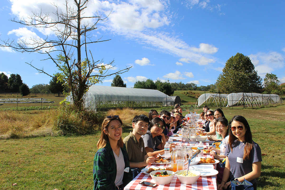 Full plates and happy faces