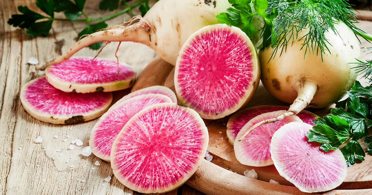 Pretty radishes