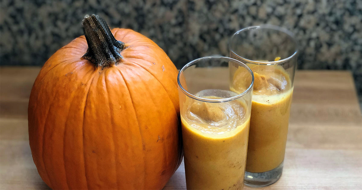 Pumpkin and smoothies