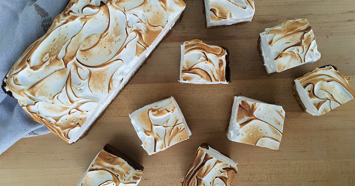 lemon meringue bars