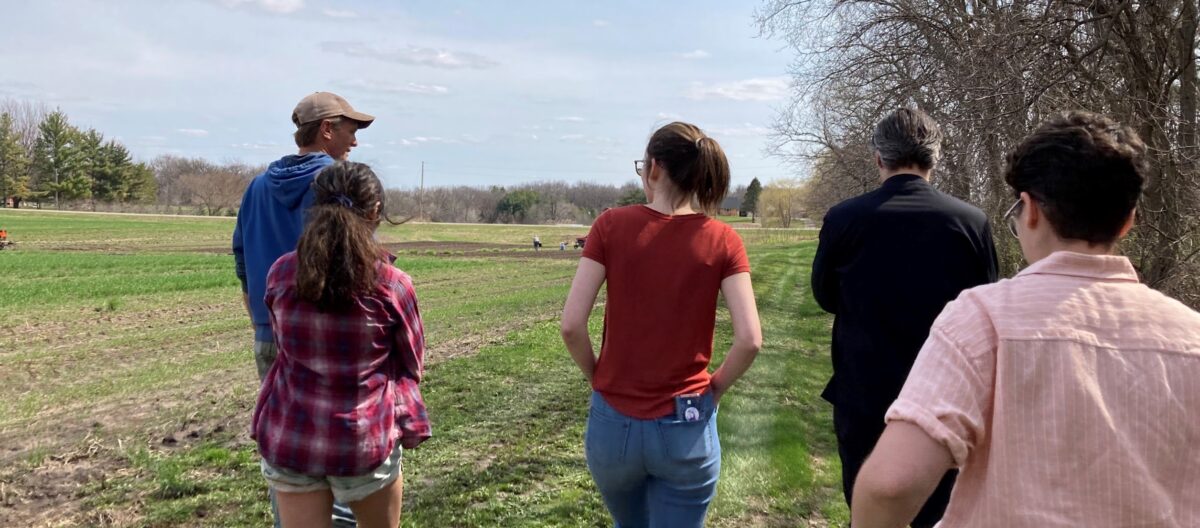 Students tour Open Hands Farm