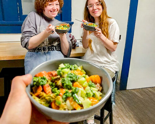 It’s a Plant-Based Party! Fellows Bring Vegetable Inspiration to College Residence Hall Kitchens
