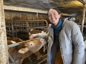 Bon Appétit Fellow Elise Dudley meets a Coon Brothers Dairy Guernsey