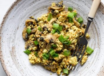 Blended Tofu Egg Scramble