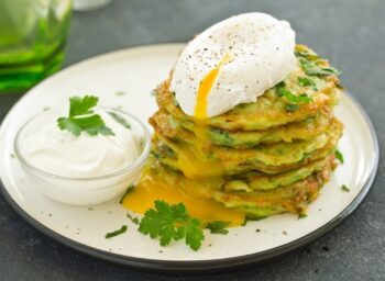 Zucchini and Chickpea Fritters