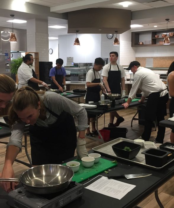 group cooking class