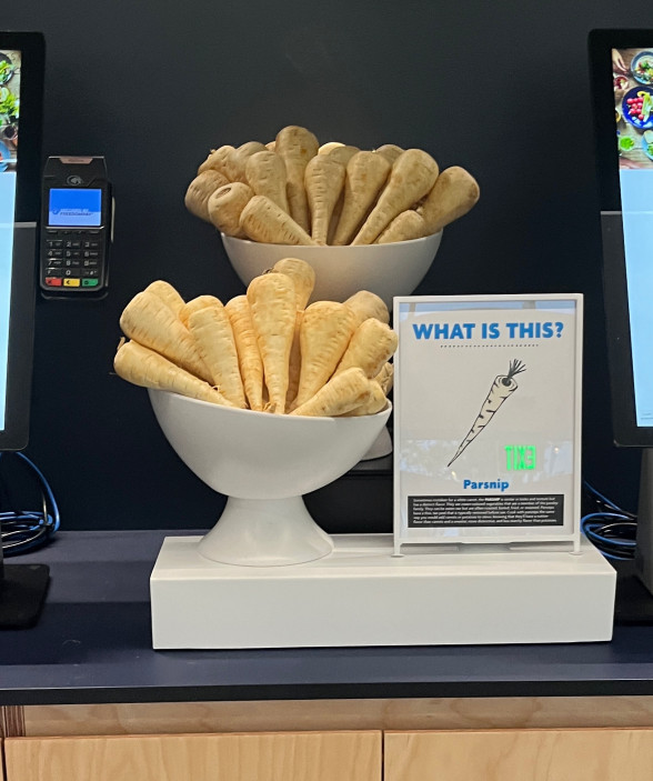 Brooks Blueline kiosks + C&U