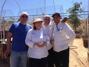 Executive Chef Melissa Miller and the SAP Garden team