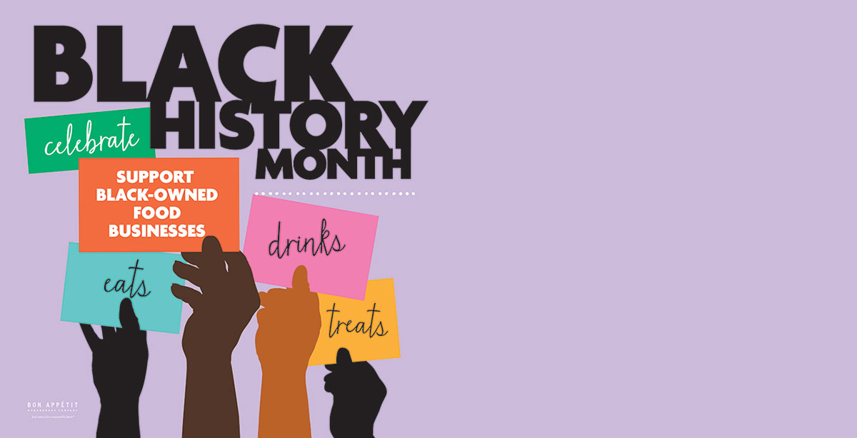 Black History Month hand holding Support Black Owned Business cards